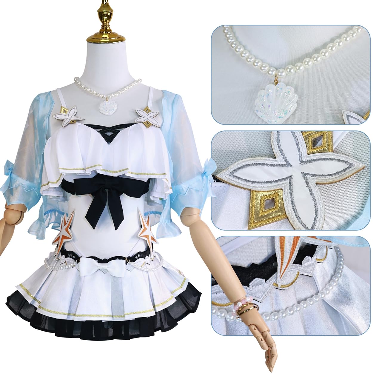 Amazon.co.jp: 崩壊3rd コスプレ衣装 エリシア 爱莉希雅コスプレ